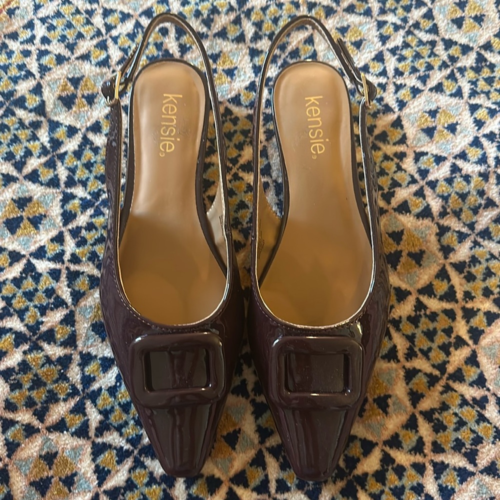 Kensie slingback Poppi flat size 8